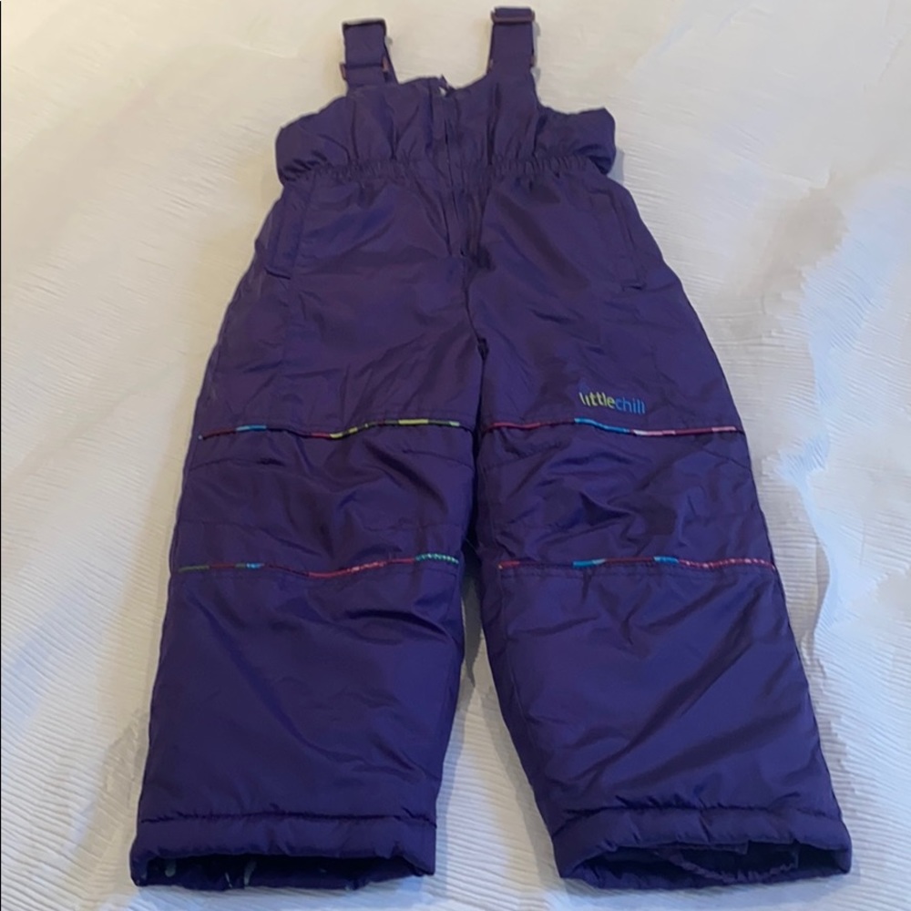 Girls purple snowsuit 3T